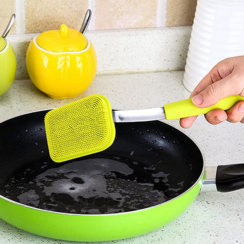 Kitchen Long Handle Dish Cleaner Brush