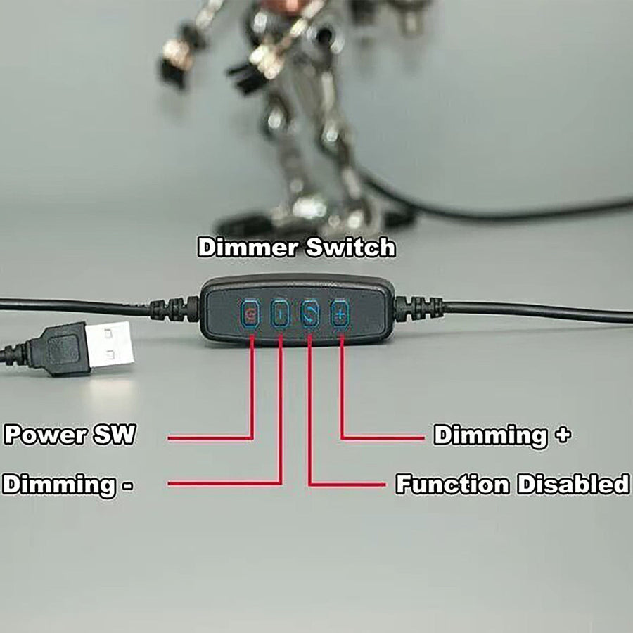 Vintage Guitar Playing Microphone Robot Lamp - Image 5