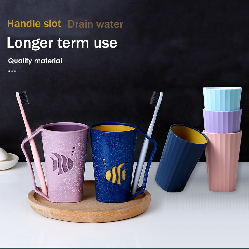 Nordic Minimalist Toothbrush Holder Cup - Image 1