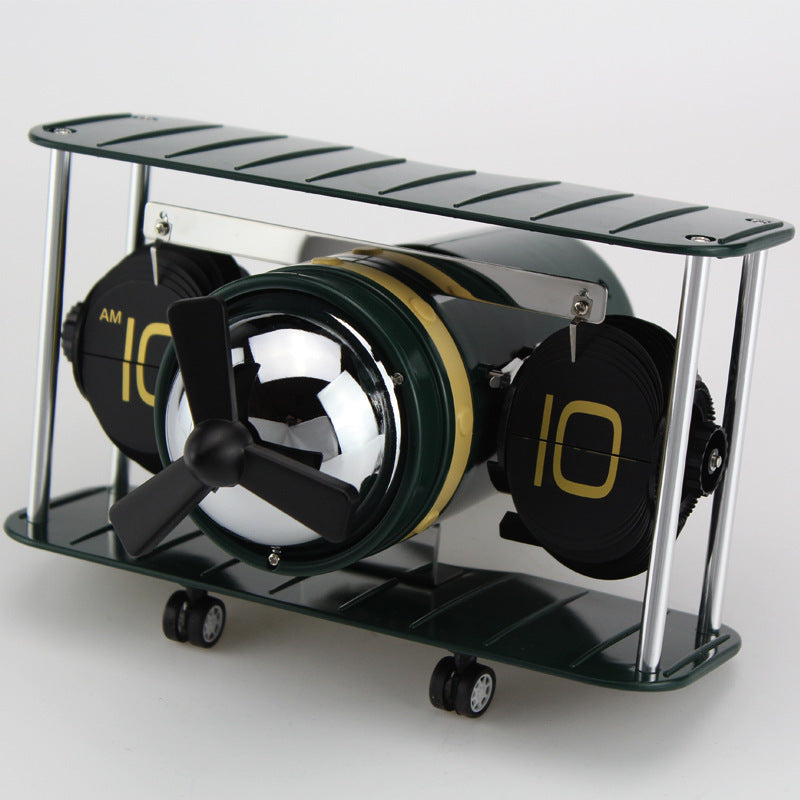 Vintage Model Aircraft Table Clock - Image 0