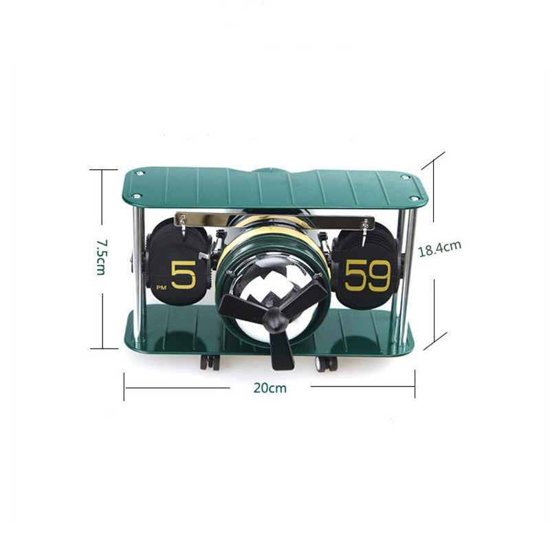 Vintage Model Aircraft Table Clock - Image 2