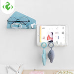 Wall-Mounted Sticky Organizer Phone Holder Rack