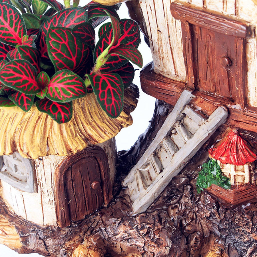Creative Magical Landscape Tree House Flower Pot - Image 3