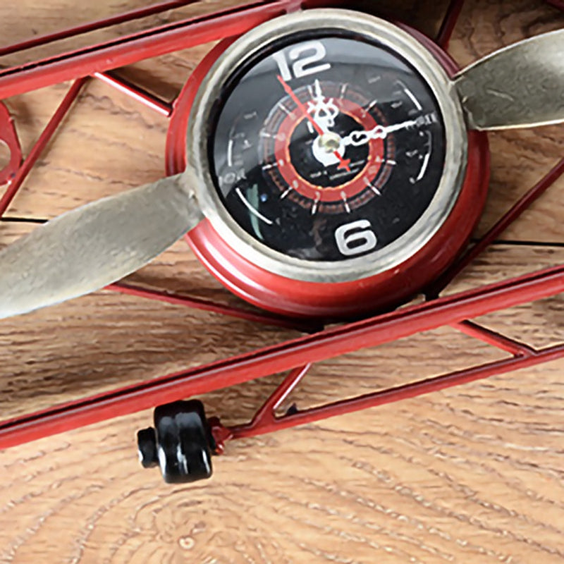 Creative Retro Aircraft Wall Clock - Image 5