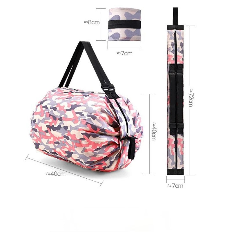 Large Capacity Canvas Foldable Shopping Bag - Image 10