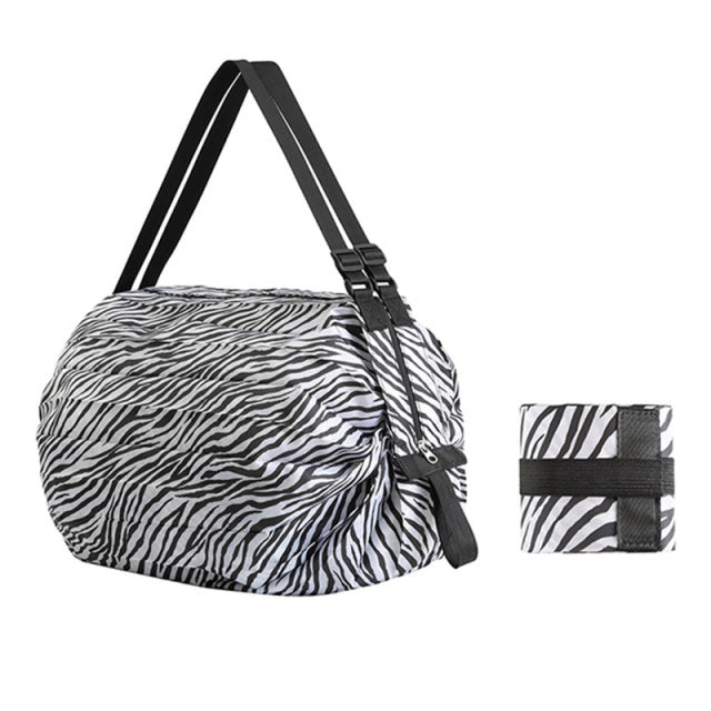 Large Capacity Canvas Foldable Shopping Bag - Image 9