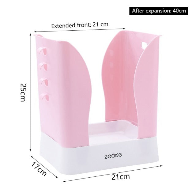Portable Easy Pastel Trash Bag Holder - Image 12