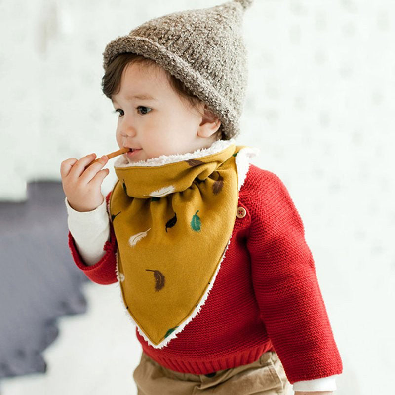 Baby Winter Warm Cute Feeding Scarf and Towel - Image 2