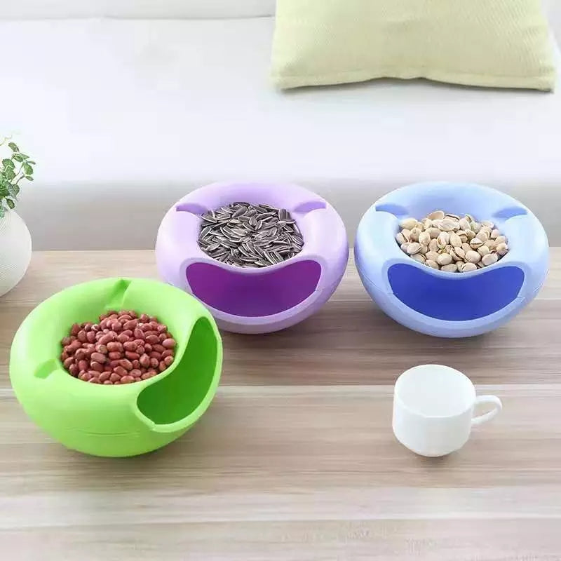 Multifunctional Double Layer Dish with Phone Holder - Image 6