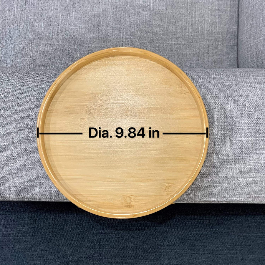 Creative  Clip-On Bamboo Sofa Armrest Tray - Image 8