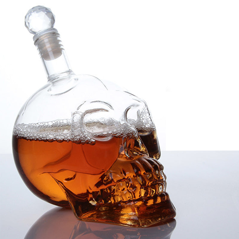 Creative Crystal Skull Bottle Decanter - Image 0