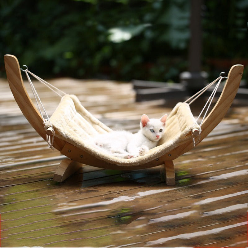 Fashion Wood Cat Hammock - Image 5