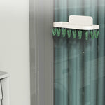 Wall-Mounted Hooks Bathroom Drying Rack