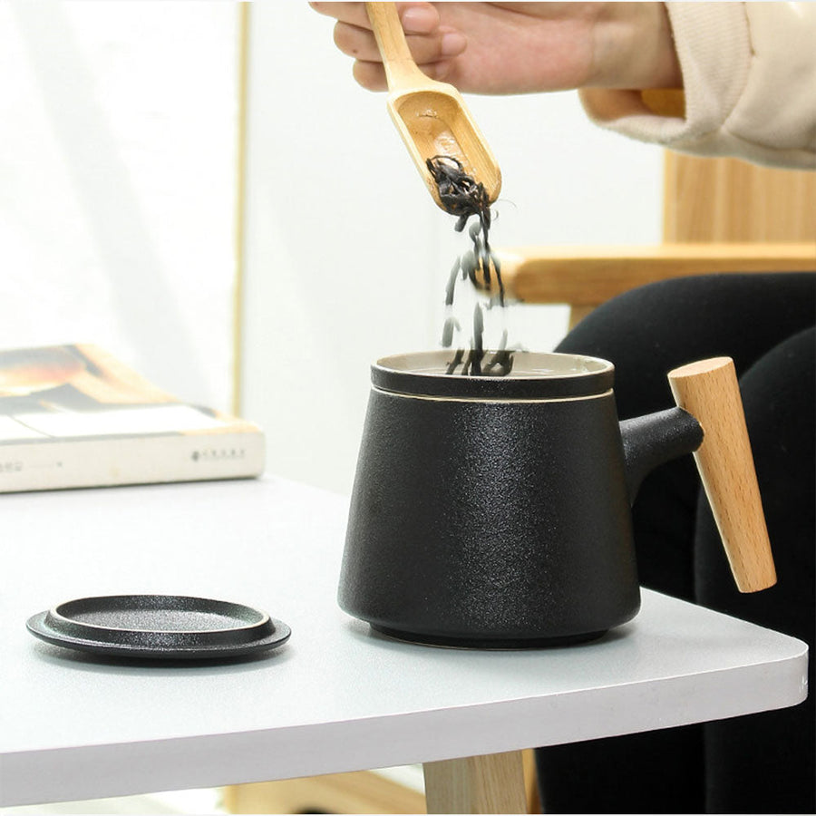 Elegant Creative Ceramic Tea Mug with Filter - Image 7