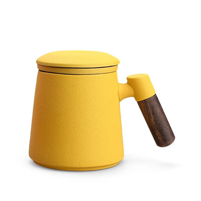 Elegant Creative Ceramic Tea Mug with Filter - Image 12