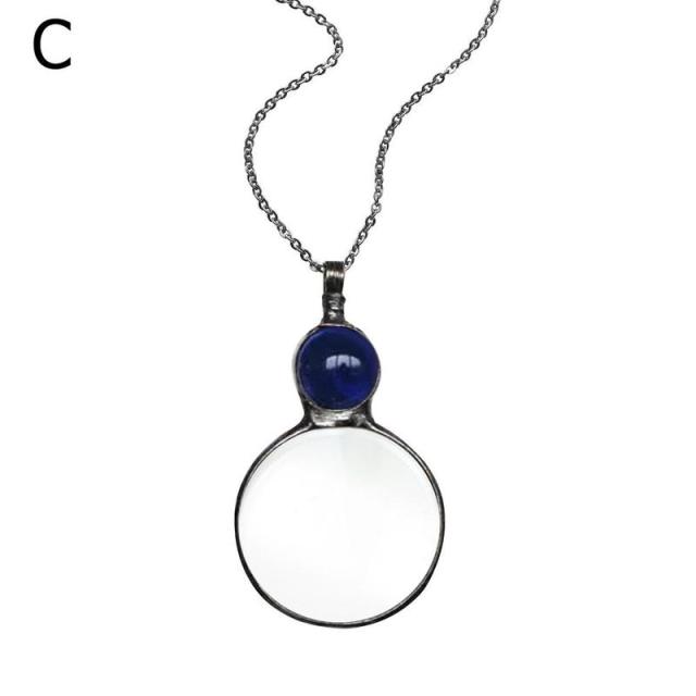 Creative Magnifying Glass Pendant Necklace - Image 8