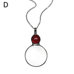 Creative Magnifying Glass Pendant Necklace