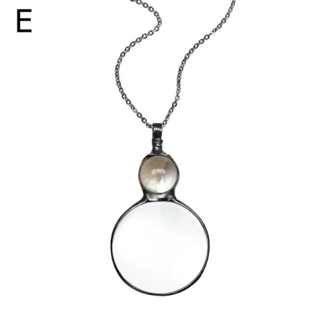 Creative Magnifying Glass Pendant Necklace - Image 7