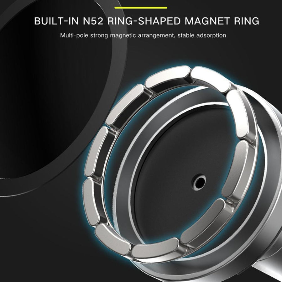 Rotating Car Wireless Charger Magnetic Phone Holder - Image 2
