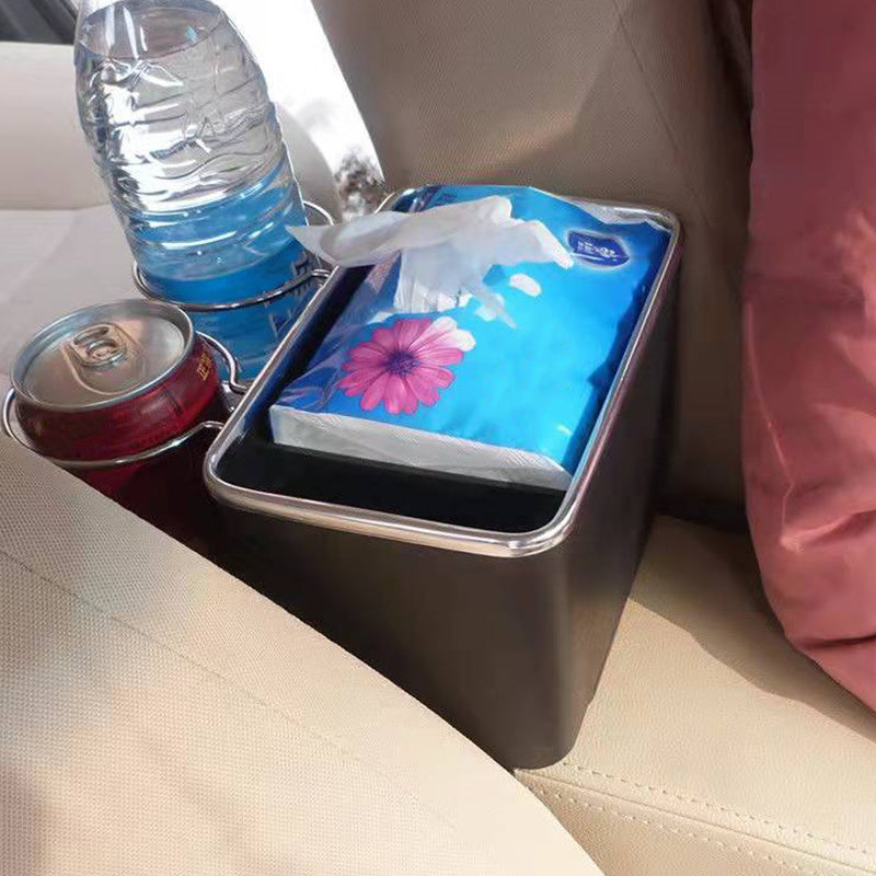 Large Capacity Bottle Holder Car Armrest Storage Box - Image 0