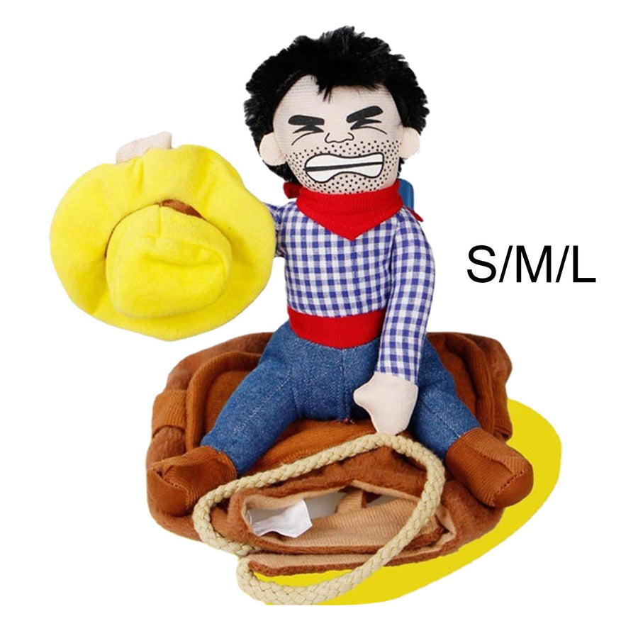 Cowboy Riding Horse Pet Costume - Image 0