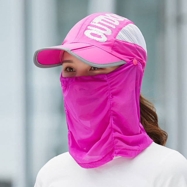 Anti-Ultraviolet Outdoor Breathable Summer Mask Hat - Image 6