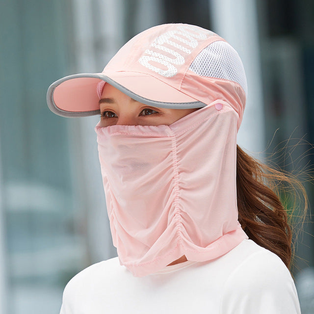 Anti-Ultraviolet Outdoor Breathable Summer Mask Hat - Image 10