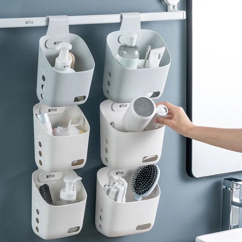 Wall-Mounted Simple Hanging Stackable Storage Basket - Image 0