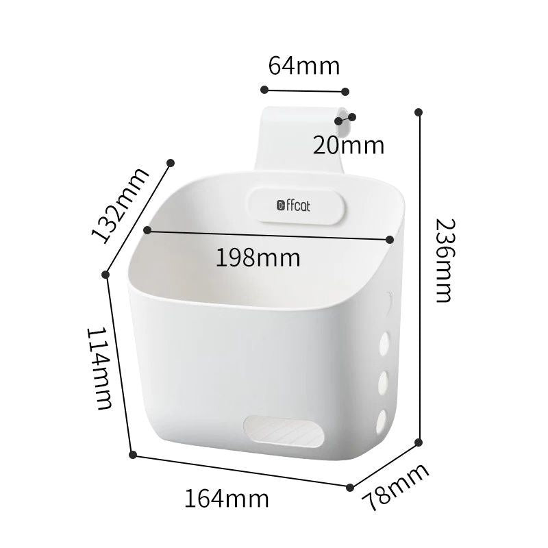 Wall-Mounted Simple Hanging Stackable Storage Basket - Image 8