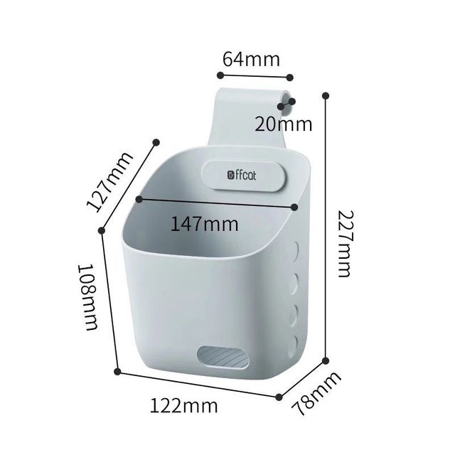 Wall-Mounted Simple Hanging Stackable Storage Basket - Image 9