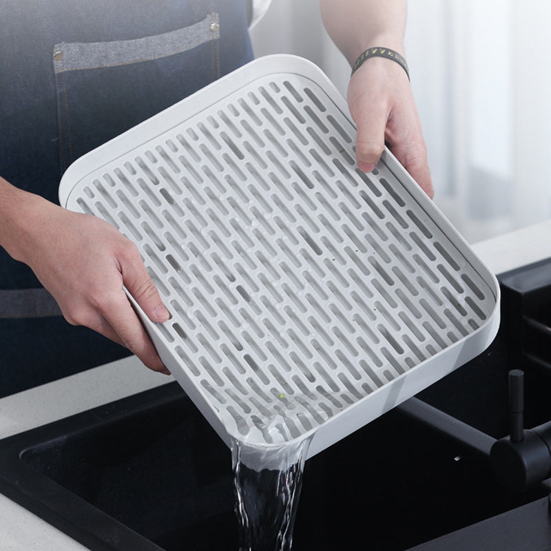 Double Layer Easy Clean Dish Drainer Tray - Image 1