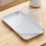 Double Layer Easy Clean Dish Drainer Tray