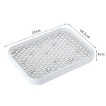 Double Layer Easy Clean Dish Drainer Tray