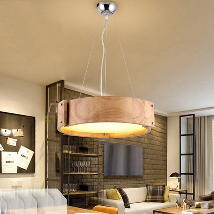 Nordic Wooden Luxury Select LED Pendant Light - Image 4