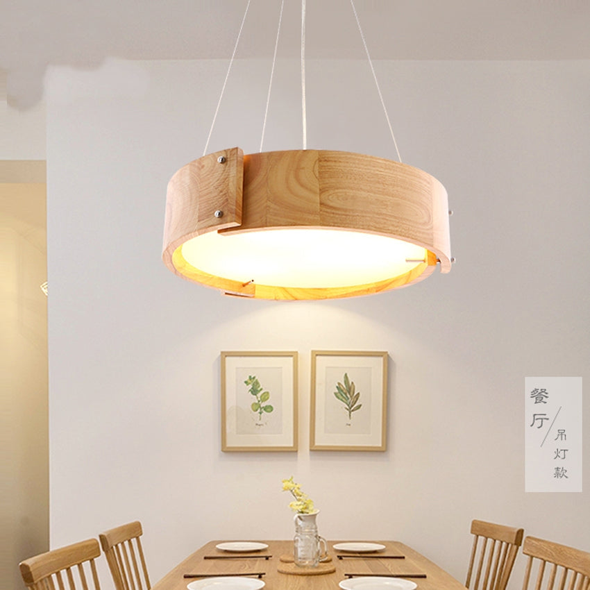 Nordic Wooden Luxury Select LED Pendant Light - Image 5