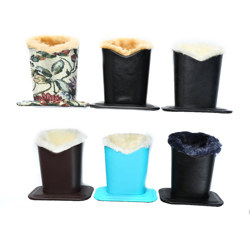 Leather Plush Safe Eyeglass Holder - Image 1