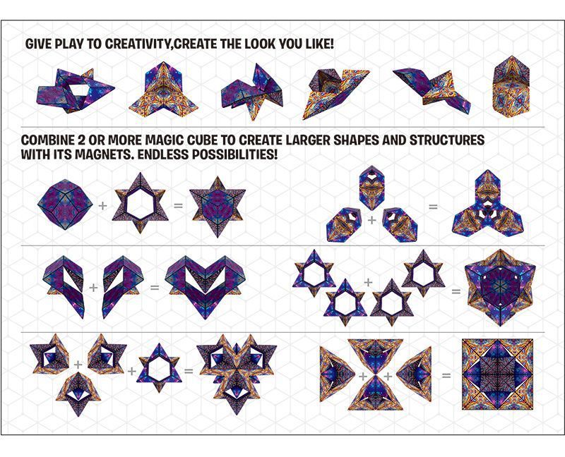 Anti-Stress Magnetic Magic Cube - Image 5