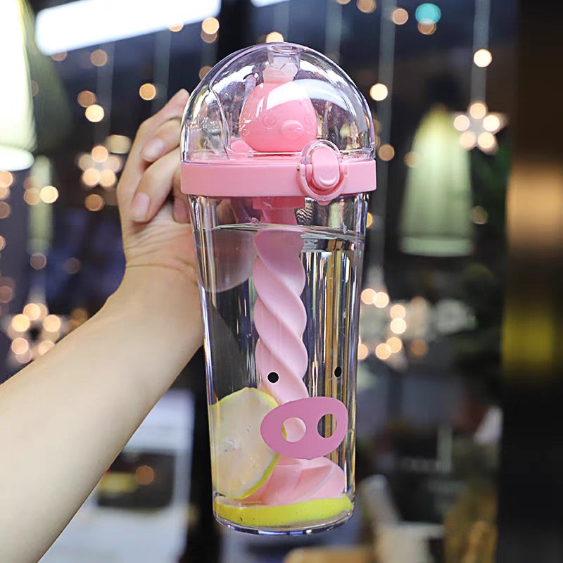 Mini Animals Cartoon Mixing Water Cup - Image 1