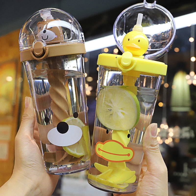 Mini Animals Cartoon Mixing Water Cup - Image 0