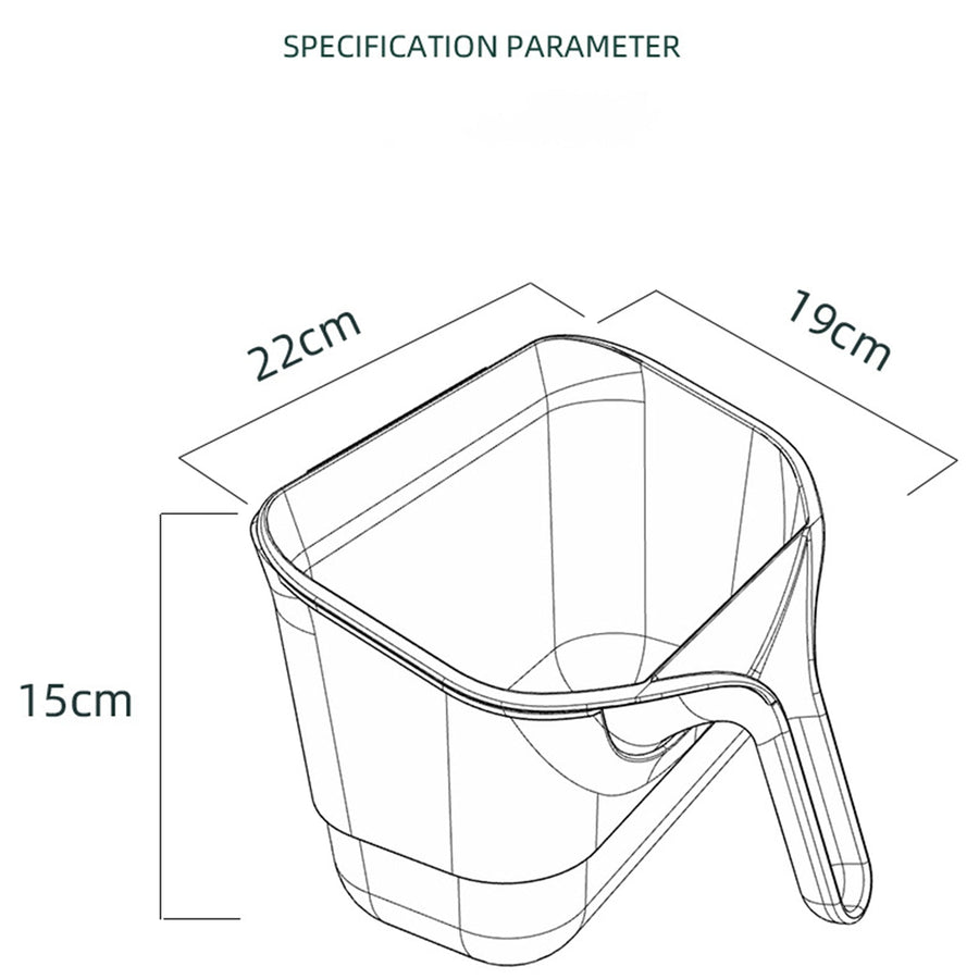 Cabinet Door Removable Kitchen Trash Can - Image 8