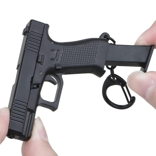 Mini Toy Pistol Shape Keychain - Image 0