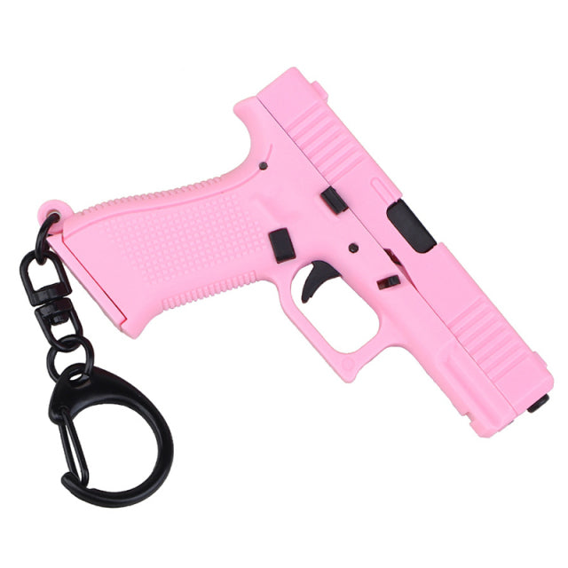 Mini Toy Pistol Shape Keychain - Image 7