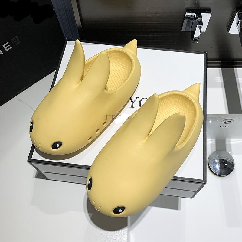 Non-slip Bunny Cloud Comfy Slippers - Image 0