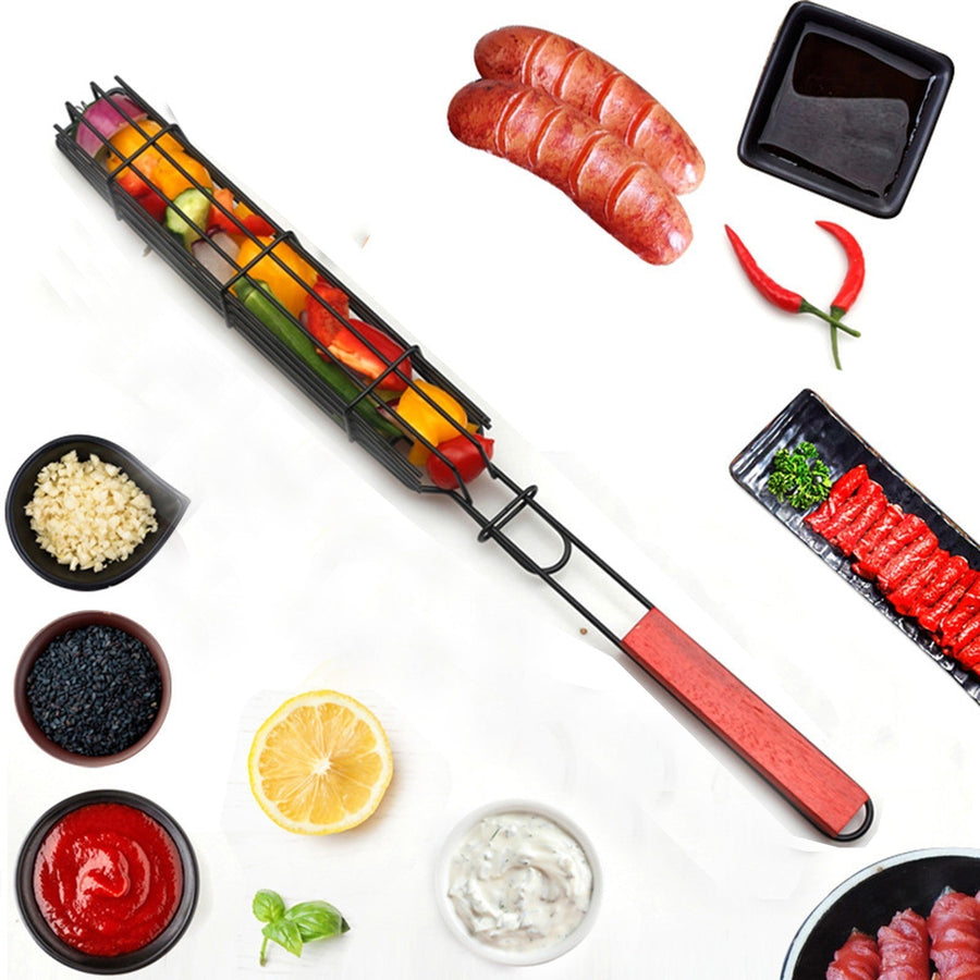 Barbecue Grilling Kebabs Basket - Image 6