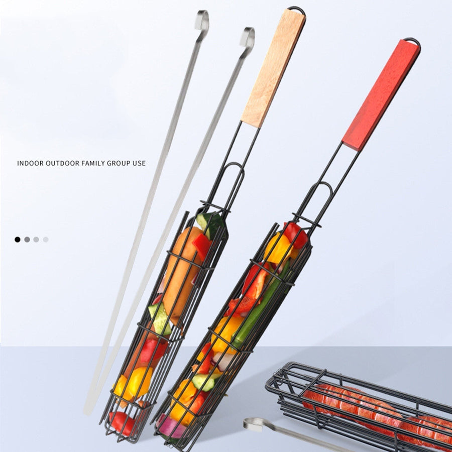 Barbecue Grilling Kebabs Basket - Image 2