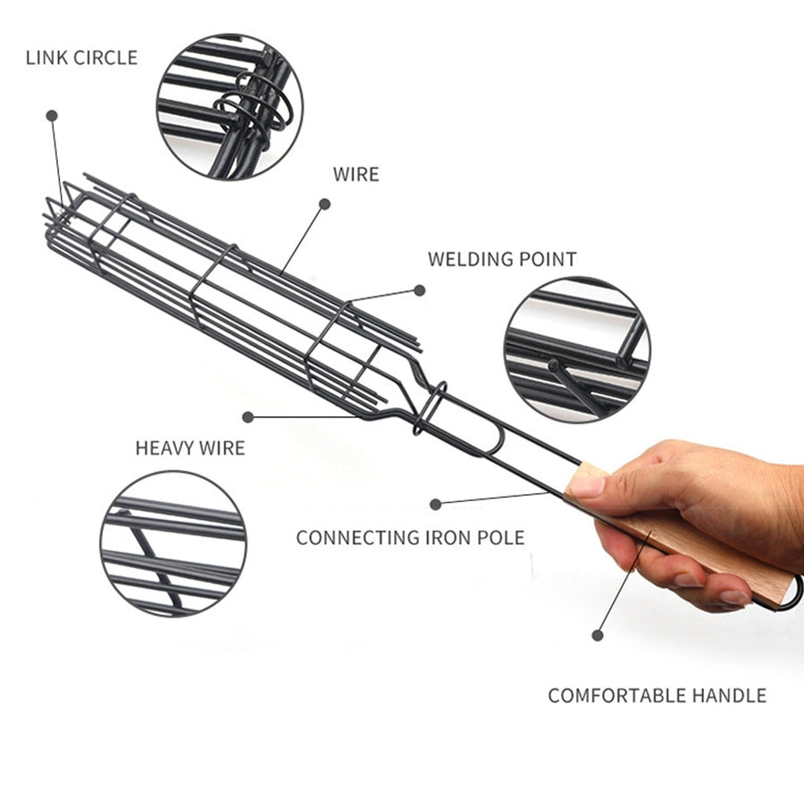 Barbecue Grilling Kebabs Basket - Image 5