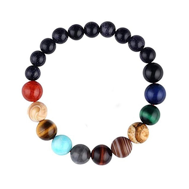Solar System Natural Stone Charming Bracelet - Image 2