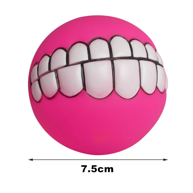 Funny Smile Rubber Pet Chew Toys - Image 7