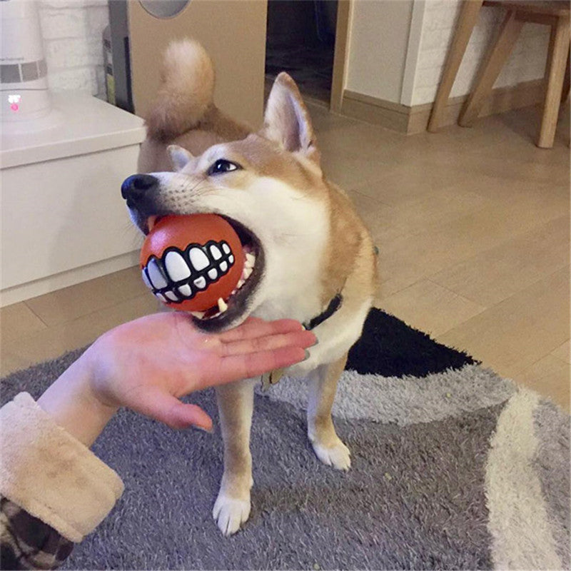 Funny Smile Rubber Pet Chew Toys - Image 6