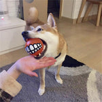 Funny Smile Rubber Pet Chew Toys